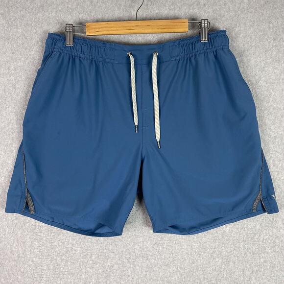 Vuori Shorts Mens XL Blue Trail Short Liner 6" - Picture 1 of 9